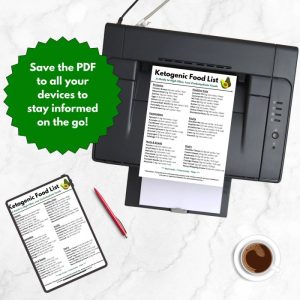 Keto grocery shopping list