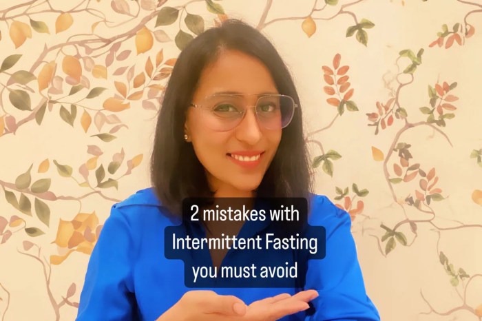 Common intermittent fasting mistakes