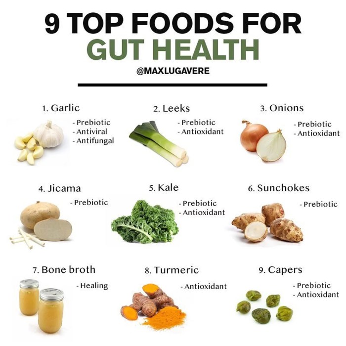 Foods for gut health